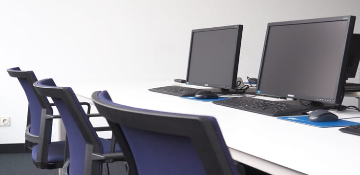 GFU Schulungsraum - technische Ausstattung