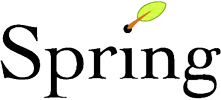 Spring und Datenbanken Logo