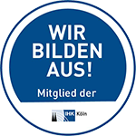 IHK Badge Wir bilden aus