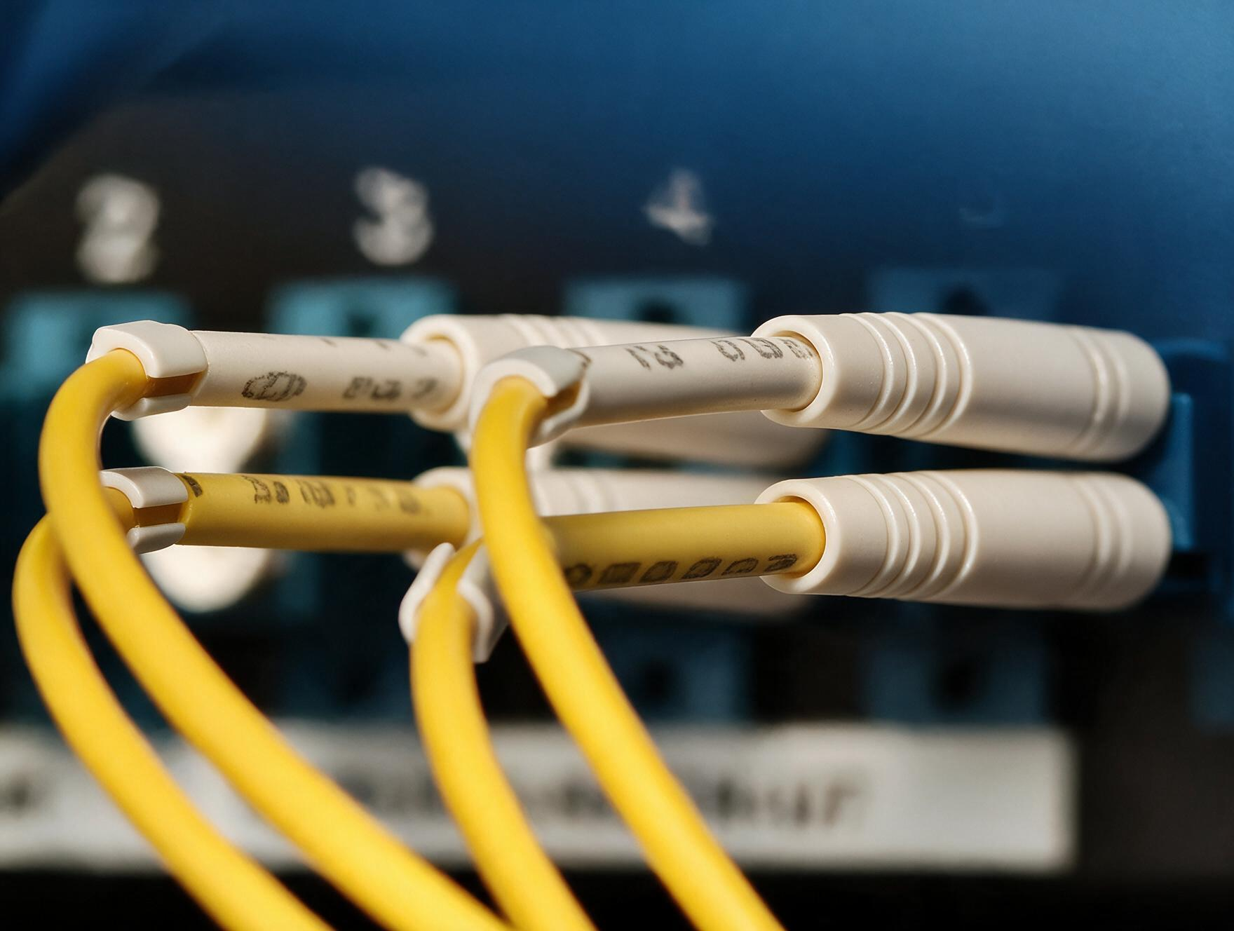 Schnelles Internet via Glasfaser